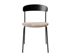 Missing Chair, Royal Nubuck Almond 30256 / black lacquered oak