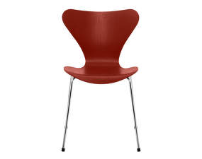 Series 7 Chair Coloured, chrome/venetian red