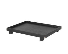 Bon Wooden tray Large, stained black
