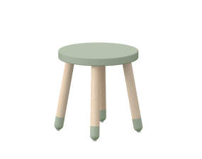 Dots Kids Stool, natural green