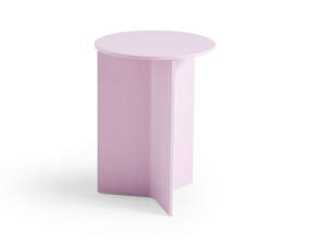Slit Table Wood High, pink