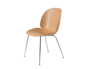 Beetle Chair, chrome / amber brown
