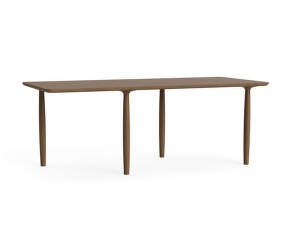 Oku Dining Table L200, light smoked oak