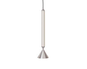 Apollo 39 Pendant, winter white/polished aluminium