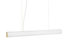 Vuelta Pendant 100, white/brass