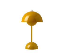 Flowerpot VP9 Portable lamp, mustard