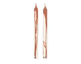 Dryp Candles Set of 2, rust