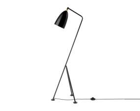 Gräshoppa Floor Lamp, black glossy