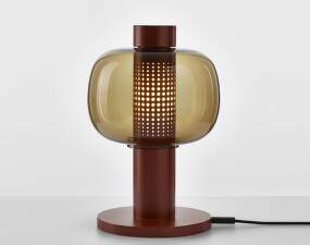 Bonbori Small PC1164 Table Lamp, smoke brown / copper metallic