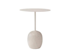 Lato Side Table LN8, ivory white/crema diva marble
