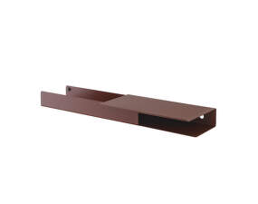 Folded Shelf Platform, deep red