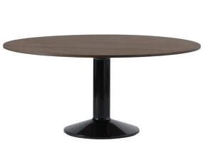 Midst Table Ø160, dark oak/black
