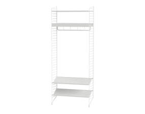 String Hallway R Shelving Set, white