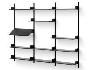 Display Shelf, black ash/black