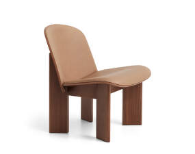 Chisel Lounge Chair, walnut / Sense Nougat