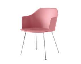 Rely HW33 Armchair, chrome/soft pink