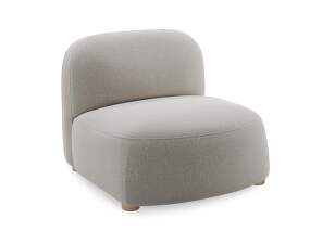 Gem Lounge Chair, Brusvik 02 warm light grey