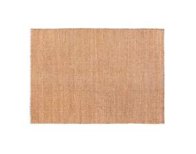 Moiré Kelim Rug 300x200, cinnamon