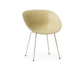 Mat Armchair Steel, hemp/cream