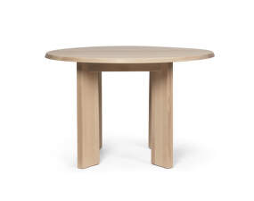 Tarn Dining Table 115, white oiled beech