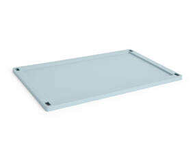 Colour Crate Lid Plastic Large, dusty blue