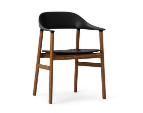 Herit Armchair Smoked Oak, black