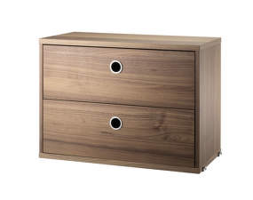 String Chest of Drawers 58 x 30, walnut