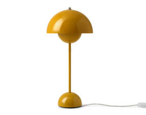 Flowerpot VP3 Table Lamp, mustard