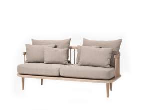 Fly SC2 Sofa, white oak/Hot Madison 094