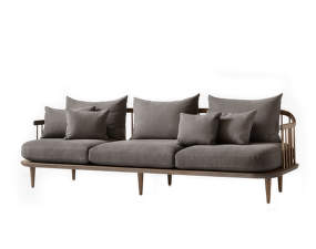 Fly SC12 Sofa, smoked oak/Hot Madison 093