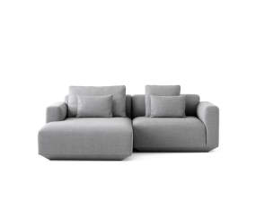 Develius 2-seater Sofa with Chaise Longue