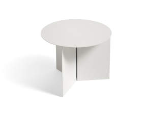 Slit Table Round, white