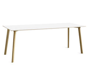 CPH Deux 210 Table L200, pearl white/oak