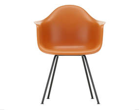 Eames Plastic Armchair DAX, rusty orange