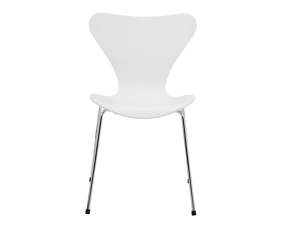 Series 7 Chair Lacquered, chrome/full white