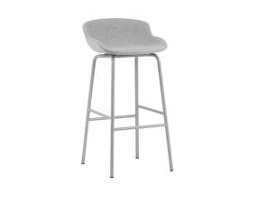 Hyg Barstool 75 cm Full Upholstery, grey/Synergy