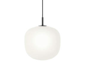 Rime Pendant Lamp Ø25, opal/black