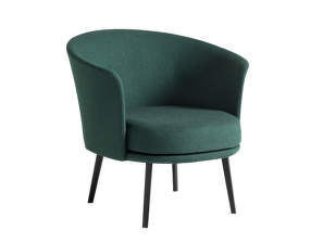 Dorso Lounge Chair, black steel / Olavi 16