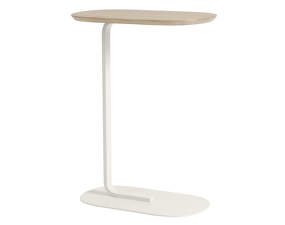 Relate Side Table 73.5 cm, solid oak / off-white