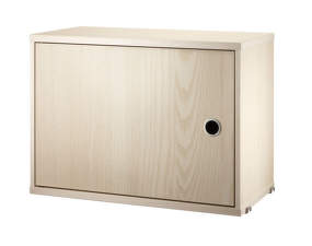 String Cabinet with Swing Door, ash