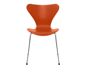 Series 7 Chair Coloured, chrome/paradise orange