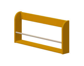 Dots Display Shelf, mustard