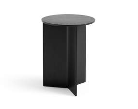 Slit Table Wood High, black