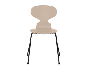 Ant 3101 Chair Lacquered, black/light beige