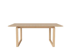 Nord Dining Table 180 cm, white pigmented oak