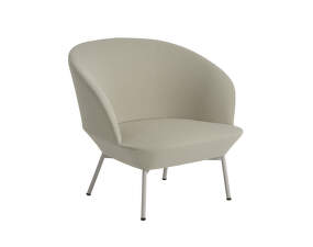 Oslo Lounge Chair Tube Base, Vidar 146/grey