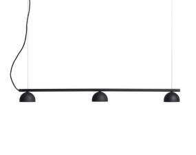 Blush Rail 3 Pendant Lamp, matt black