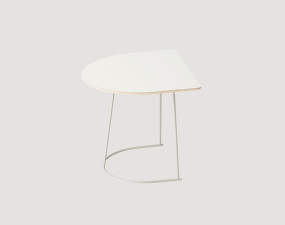 Airy Coffee Table Half Size, white