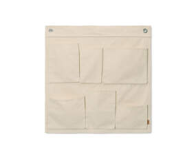 Canvas Wall Pockets, off-white