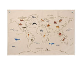 The World Textile Map, off-white